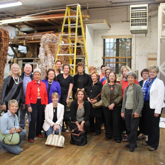 Group on a museum trip