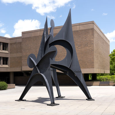 Alexander Calder, American, 1898–1976: Five Disks: One Empty, 1969–70. Painted mild steel. The John B. Putnam Jr. Memorial Colle